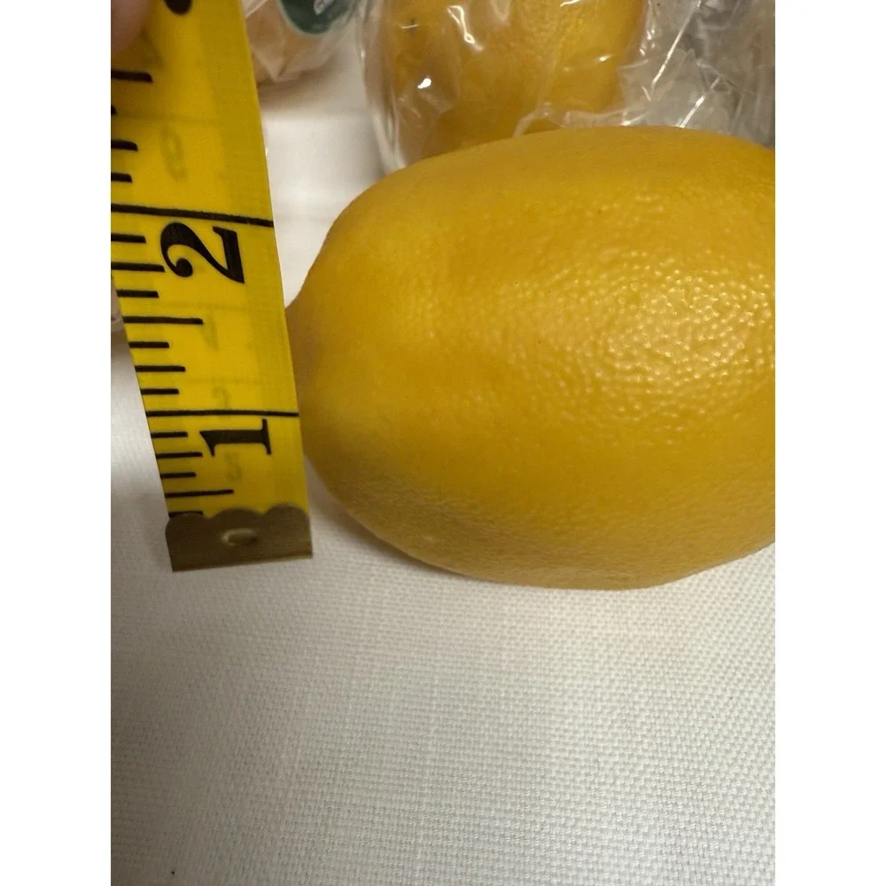 Winward Produce Lemon Faux Fruit Realistic Simulation Hand Painted Prop Decor 10
